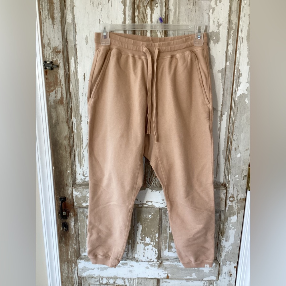 TKEES Drawstring  Core Joggers in Bisque - size 2 (6-8)